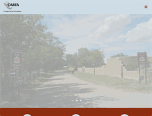 Tablet Screenshot of caminorealcarta.org